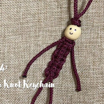 Tutorial #74: Happy Man Knot Keychain