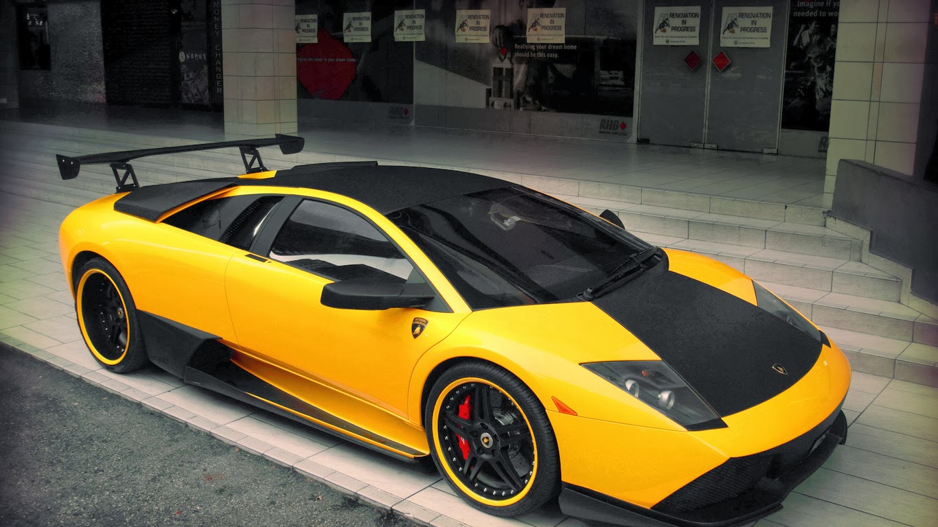 Foto Mobil Lamborghini Super Keren Terbaru 2014 HD Wallpaper