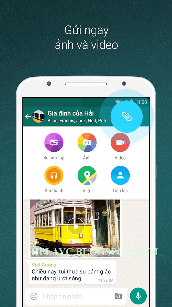 WhatsApp Messenger -Tải App trên Google Play miễn phí a2