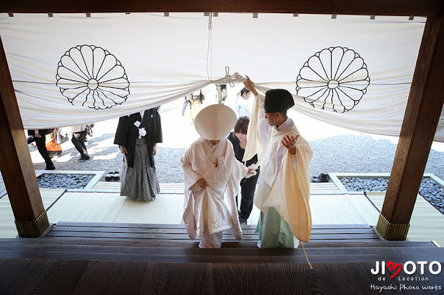 大神神社での挙式撮影