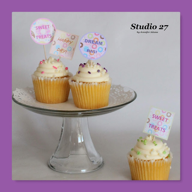 Cupcake Toppers Available on Etsy