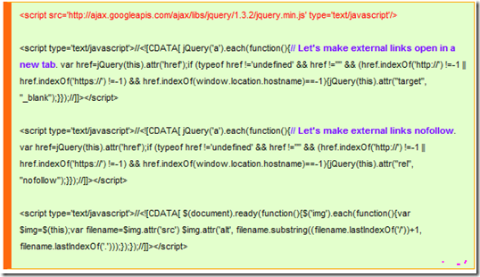 script simple jquery
