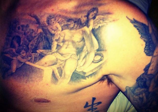 david beckam tattoo. david beckam tattoo.