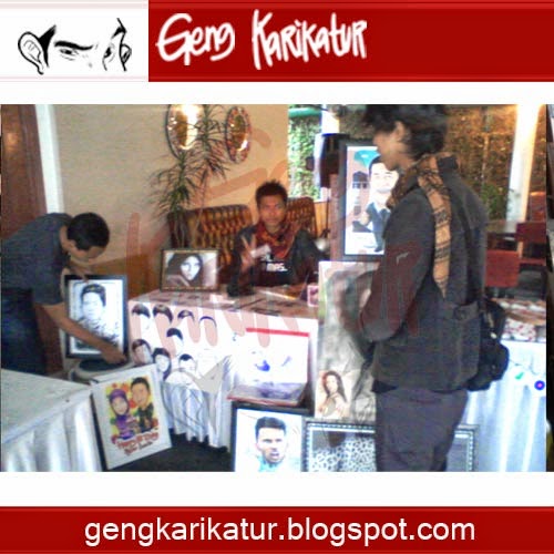 Face Karikartun PERBAN Pameran Kerajinan Bandung 2013