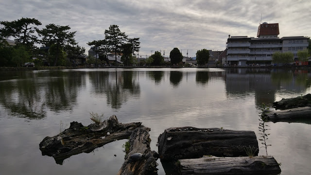 Sarusawa Pond at the end of Sanjodori 