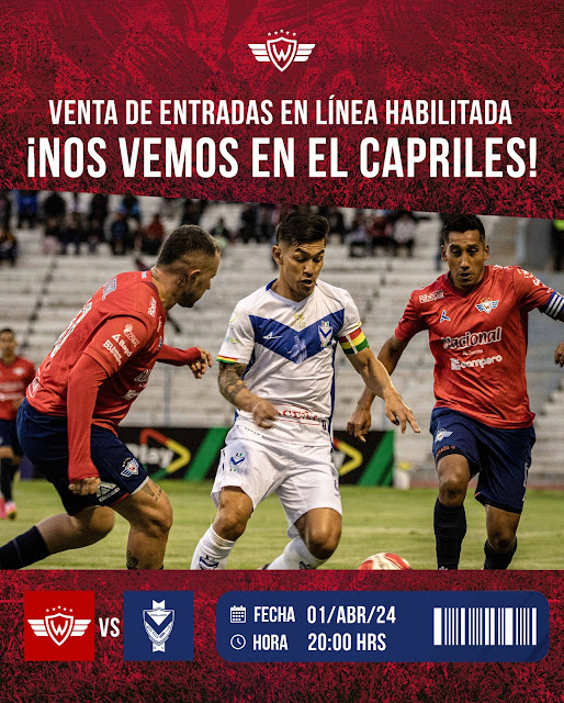 Venta de Entradas Wilstermann vs Gualberto Villarroel