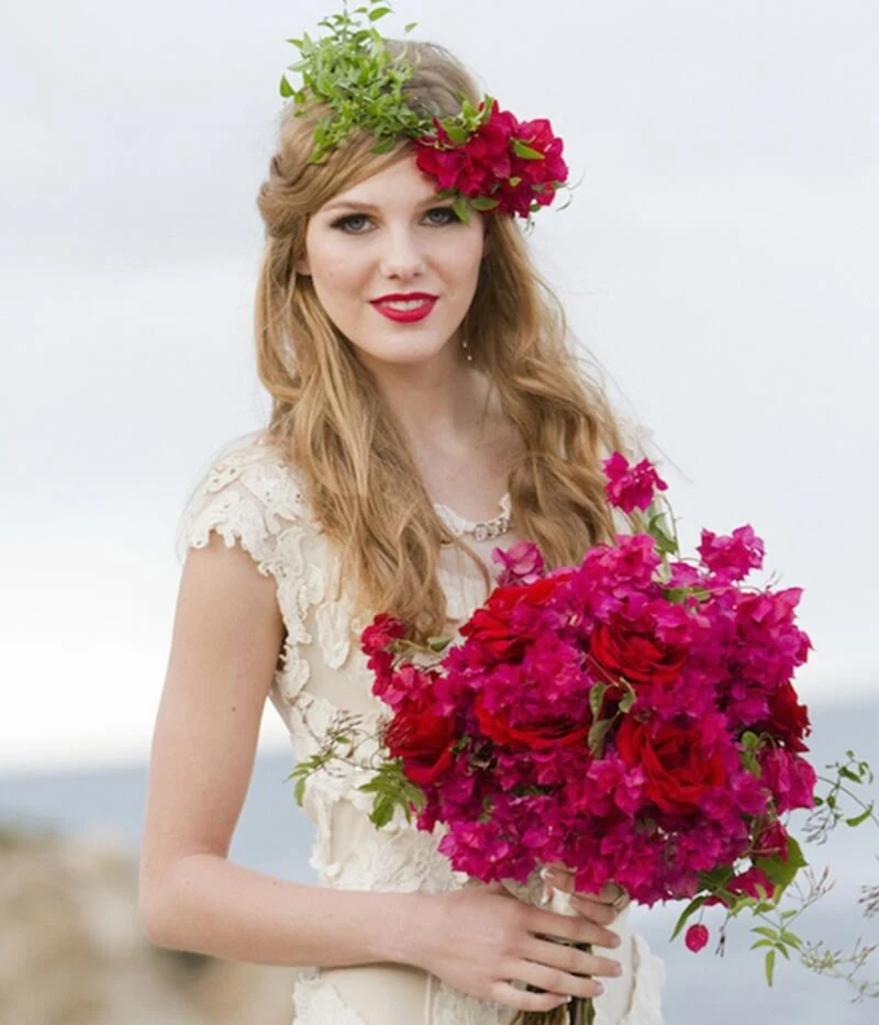 Coroas de flores para noivas