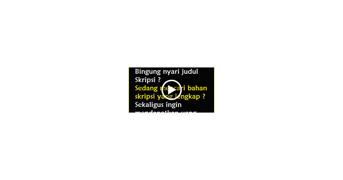 Contoh Judul Penelitian Kualitatif Tentang Psikologi 