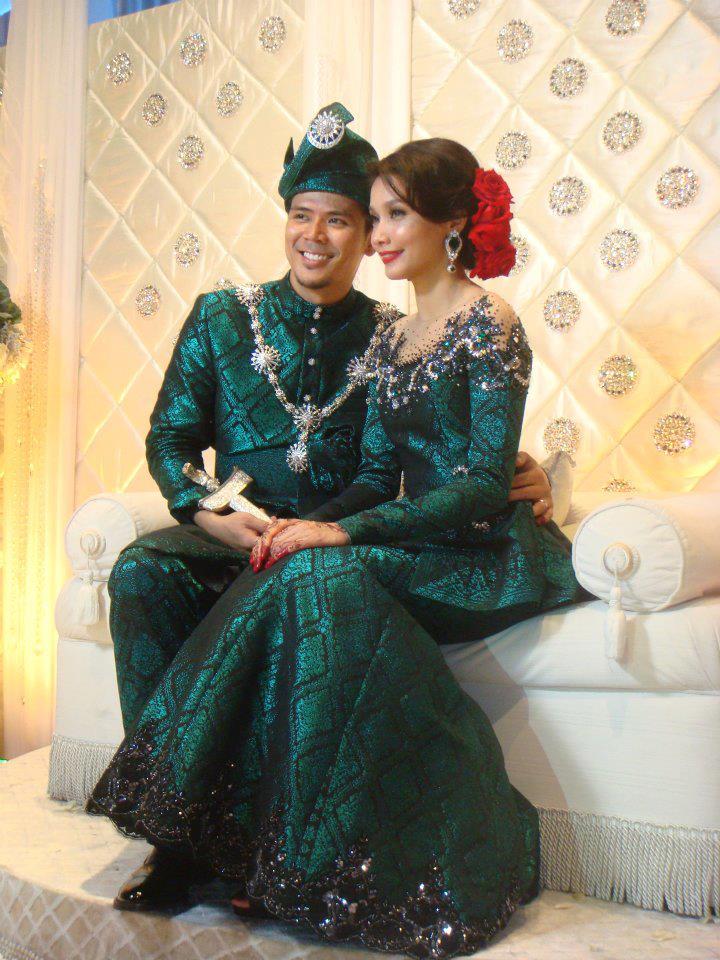 49 Info Terkini Baju  Pengantin  Songket Hijau  Emerald 