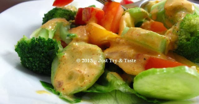 Salad Sayur dengan Dressing Jeruk Sunskist  Just Try & Taste