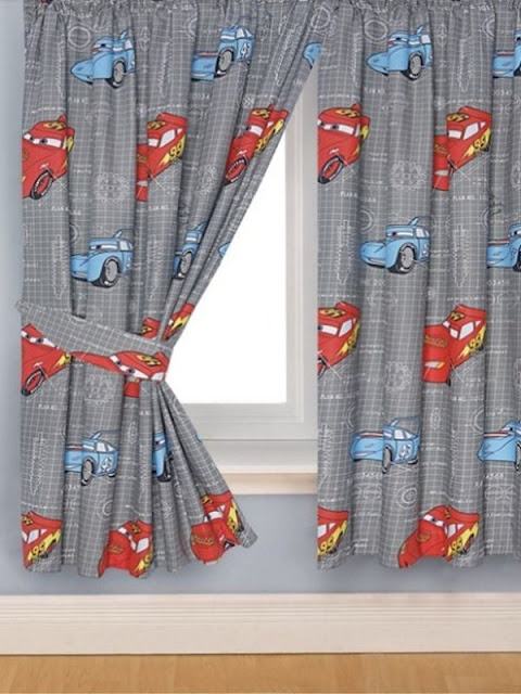 patterned bedroom curtains