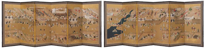 Tsuzuri Project donates Folding Screens as displayed at Tokyo National Museum