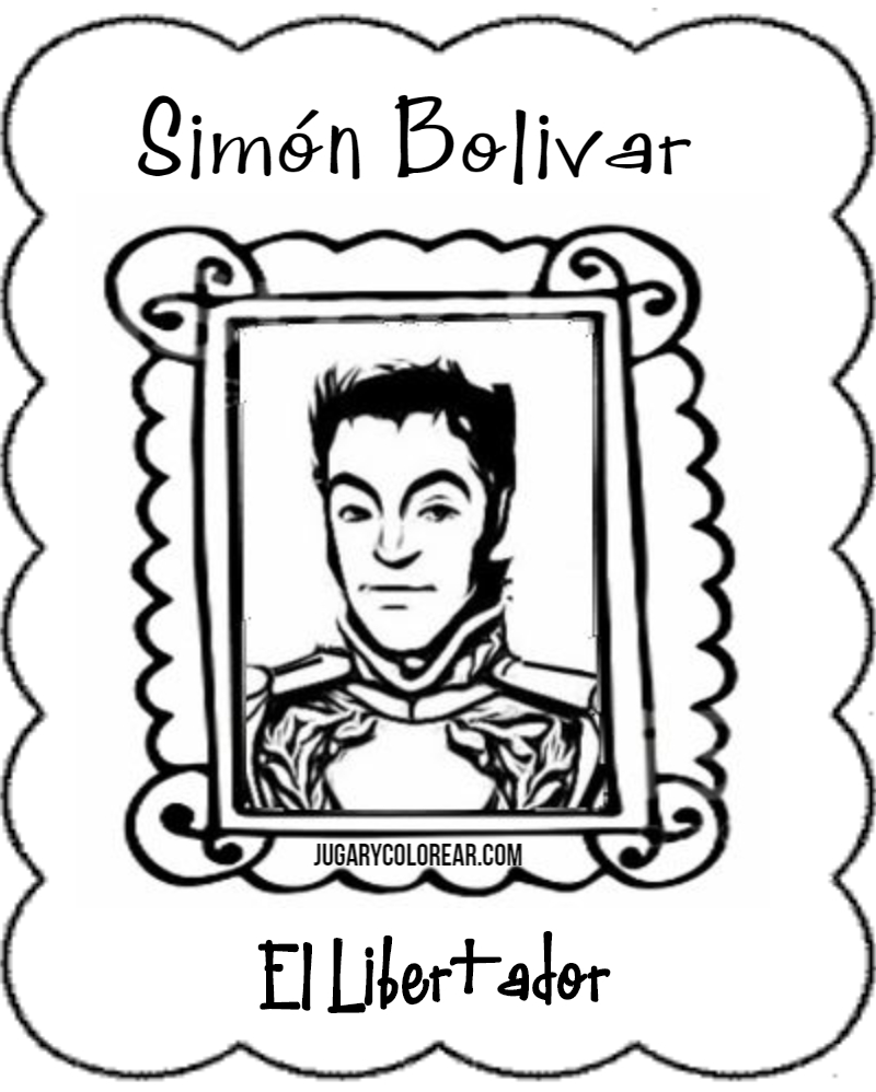 Dibujos De Simon Bolivar Para Colorear Jugar Y Colorear