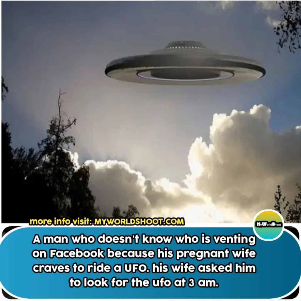 a pregnant woman who longs to meet ufo