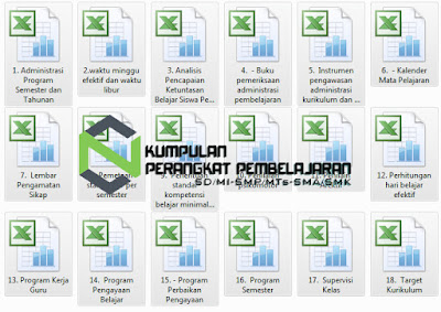 Perangkat Administrasi Guru Lengkap SD SMP SMA SMK