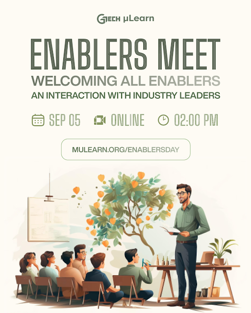 Enablers Meet Poster | GTech MuLearn