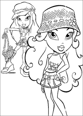 Bratz Coloring Pages on Nivia Faverart Ateli    Bratz  Riscos  Fotos E Desenhos Para Colorir