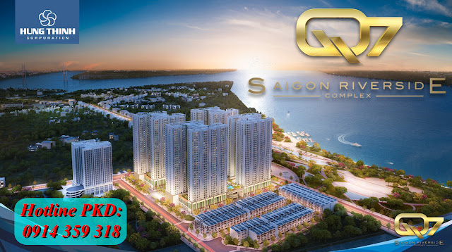 Phối Cảnh Căn hộ Q7 Saigon Riverside Complex Về Đêm