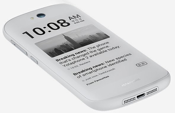 News : YotaPhone 2 gets Lollipop, price cut and a white version