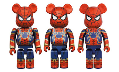 Avengers: Endgame Iron Spider-Man Be@rbrick Vinyl Figures by Medicom Toy