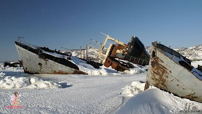 Abandoned Frozen Ships