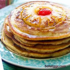 http://www.safeeggs.com/recipes/pineapple-upside-down-pancakes-recipe