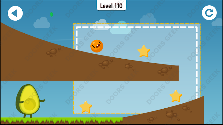 Where's My Avocado? Level 110 Solution, Cheats, Walkthrough, 3 Stars for Android, iPhone, iPad and iPod