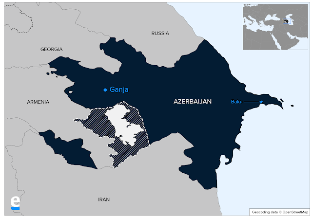 Bakú asegura que eliminó a terroristas en Ganja 