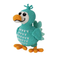 pájaro dodo amigurumi