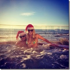 mex santa hot tub