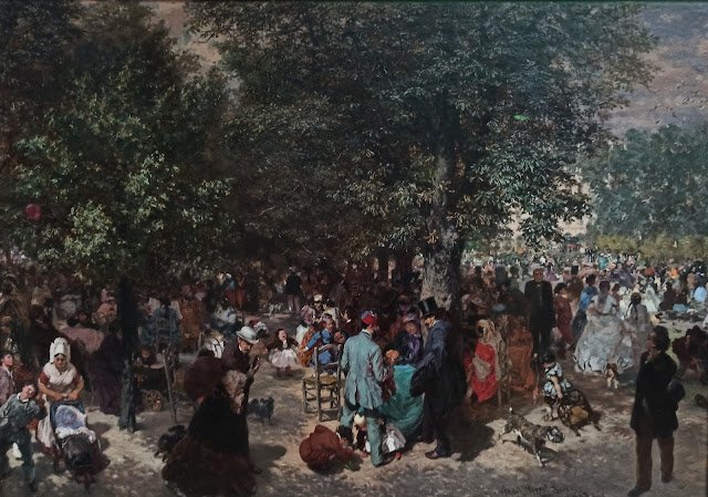 Afternoon in the Tuileries Gardens by Adolph Menzel