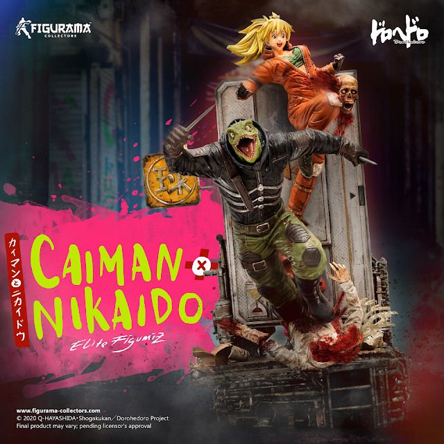 Figurama Collectors revela la figura Dorohedoro: Caiman & Nikaido Elite FigumiZ.