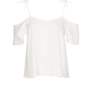 Topshop Bardot Top with Strap