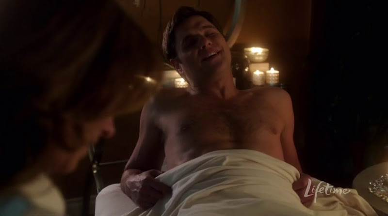 Sam Page Shirtless in The Client List s1e02