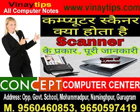 Scanner क्या है ? Scanner कितने प्रकार के होते है ? पूरी जानकारी हिंदी में।