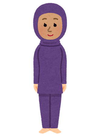 ブルキニのイラスト