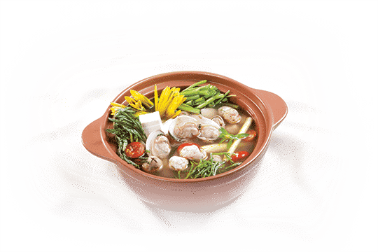 Lẩu nghêu húng chanh