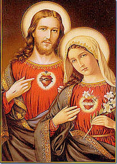 Sagrados Corazones de Jesús y la Bella María
