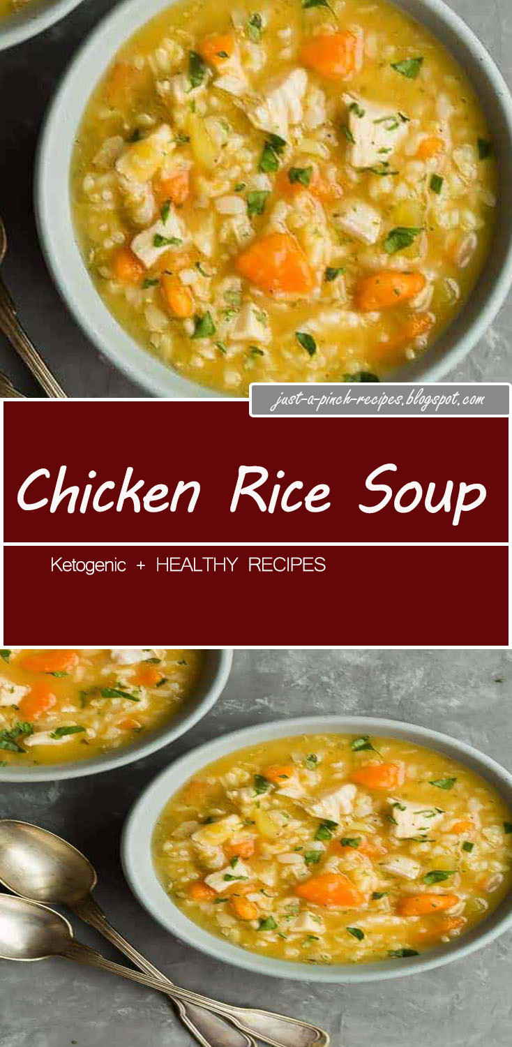 This Chicken and Rice Soup is an easy, healthy soup recipe that's perfect for chilly days! It's loaded with vegetables and brown rice, simmered in chicken broth and finished with a touch of creaminess. #chicken #soup#recipe #cooking #spendwithpennies#easysoup #chickendandrice #vegan #veganrecipes #healthyrecipes# #easyrecipes #dessert #easydessert #easyvegan #healthy #healthydinner #healthydinnerrecipes This Chicken and Rice Soup is an easy, healthy soup recipe that's perfect for chilly days! It's loaded with vegetables and brown rice, simmered in chicken broth and finished with a touch of creaminess. #chicken #soup#recipe #cooking #spendwithpennies#easysoup #chickendandrice #vegan #veganrecipes #healthyrecipes# #easyrecipes #dessert #easydessert #easyvegan #healthy #healthydinner #healthydinnerrecipes