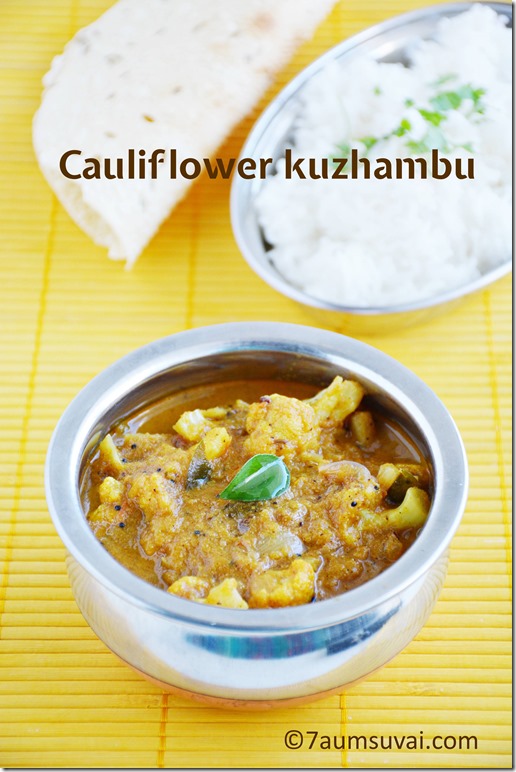 Cauliflower kuzhambu 