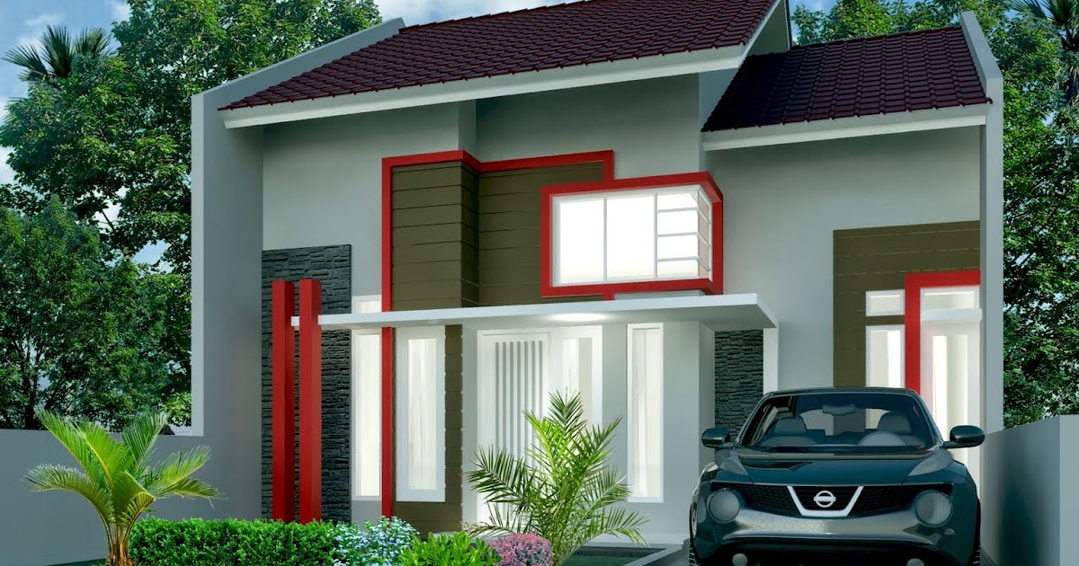 Desain rumah  8 x  15 meter DESAIN RUMAH  MINIMALIS  MODERN 