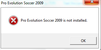   pro evolution not installed