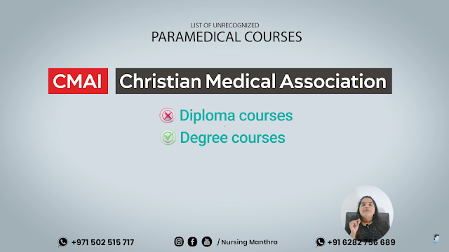 UNAFFILIATED/NOT VALID PARAMEDICAL COURSES