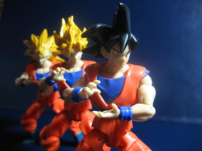 dragon ball z goku super saiyan 1. (super saiyan 1 and 3)