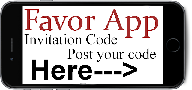 Favor Delivery App Invitation Codes 2021-2122, Favor App Coupon August, September, October