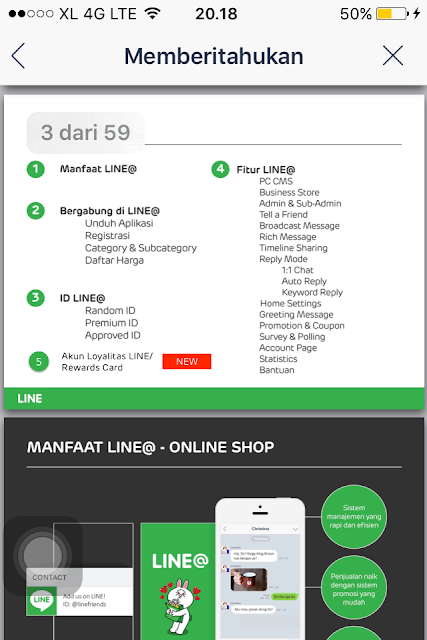 Fitur Pemberitahuan Line@, Mempermudah Jualan Ikuti Tutorial Nya