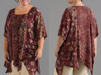 Model Baju Terusan Batik Untuk Orang Gemuk