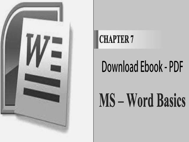 ms word basics download pdf ebook