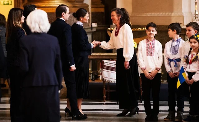 King Carl Gustaf, Queen Silvia, Crown Princess Victoria, Prince Daniel, Prince Carl Philip and Princess Sofia
