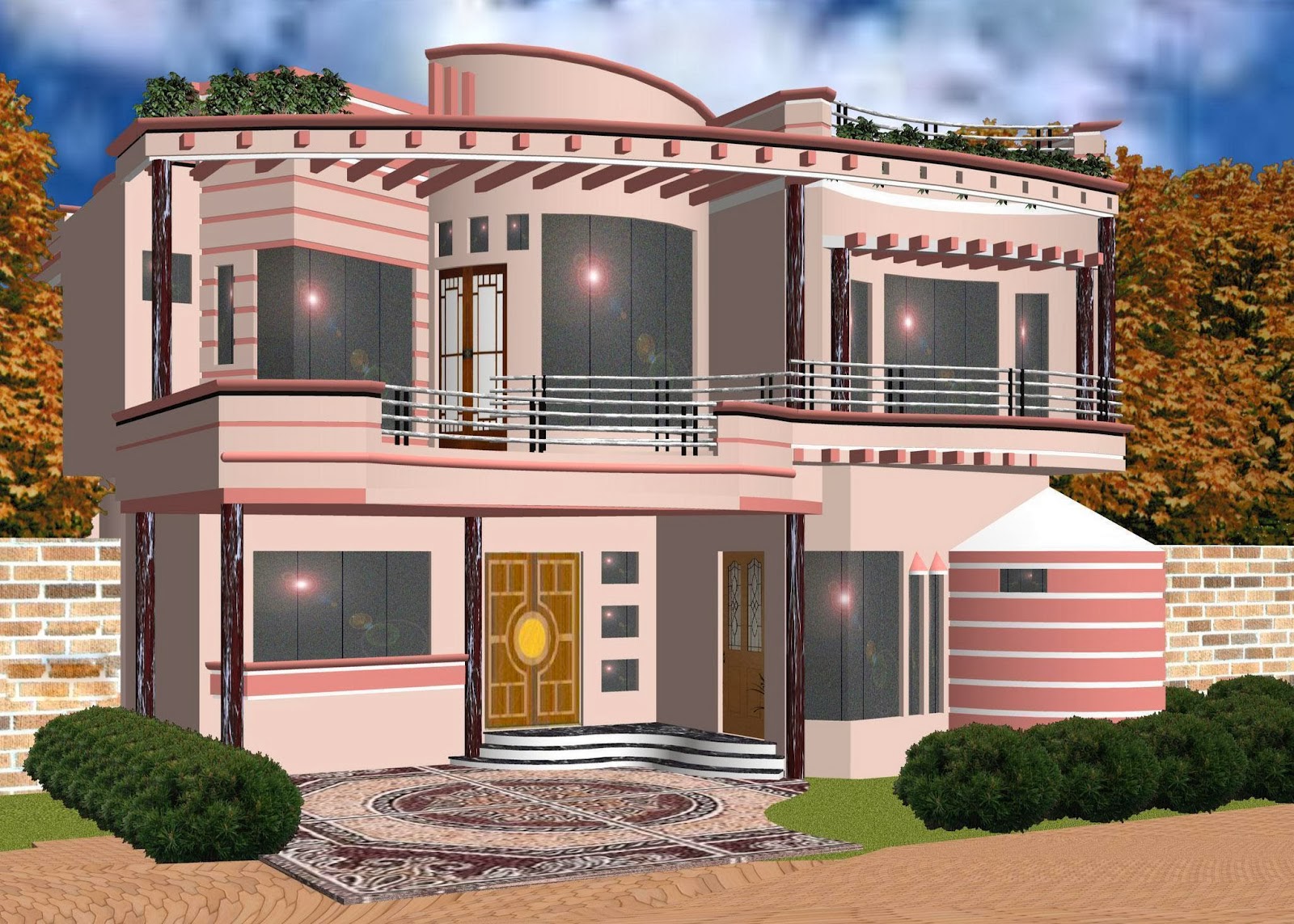 20 Amazing 3D House Exterior Design Styles in 2014